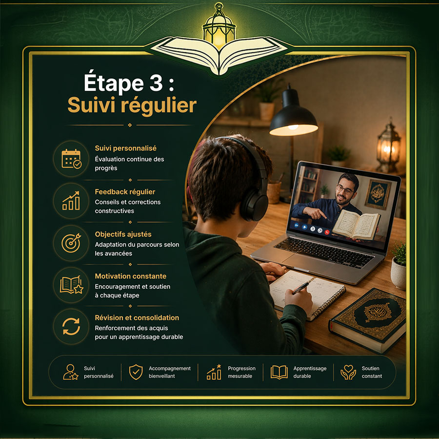l’apprentissage du coran en ligne