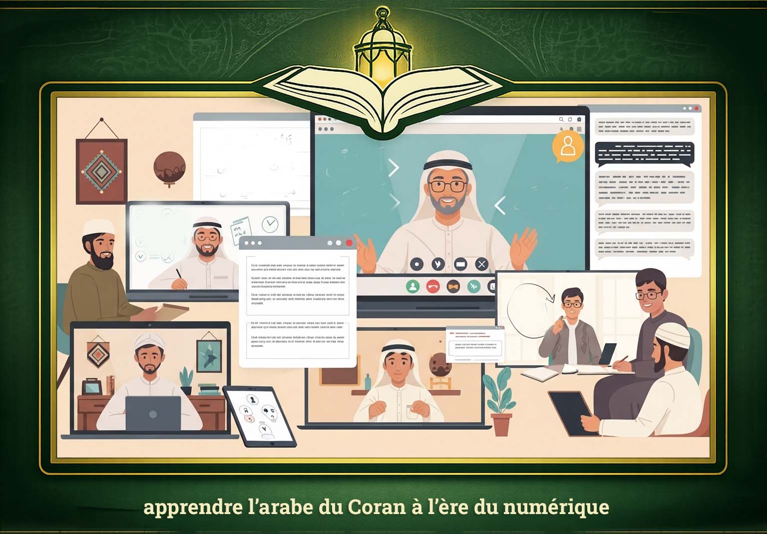 cours d'arabe en ligne pour adultes