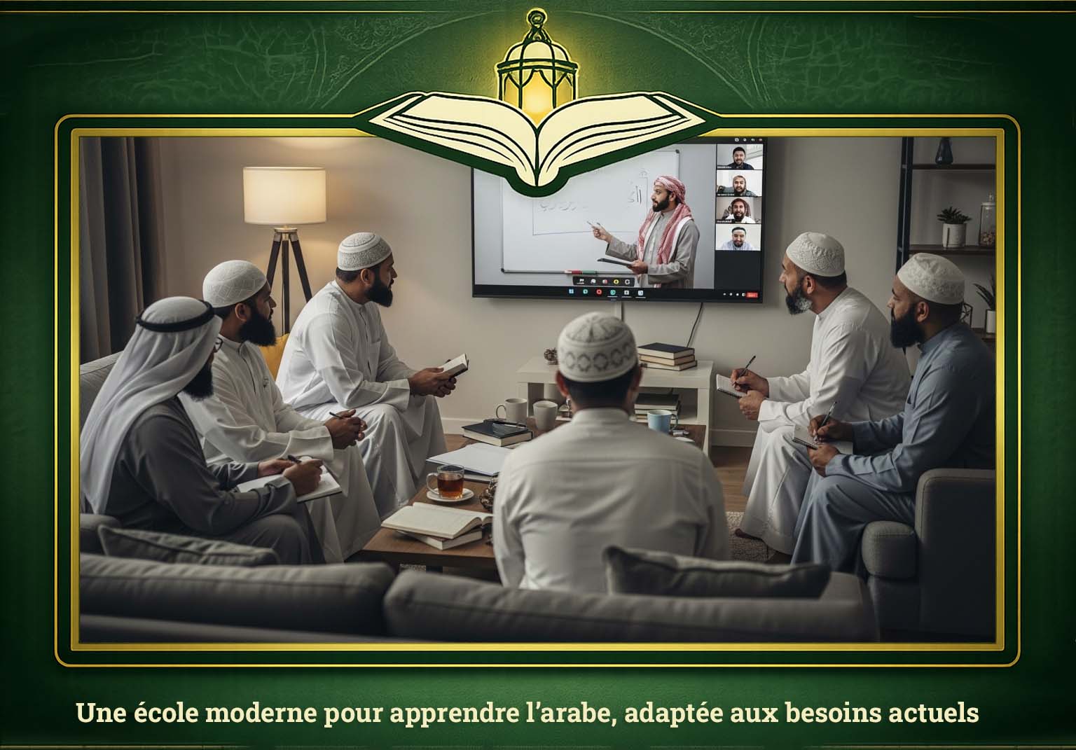cours d'arabe en ligne pour adultes