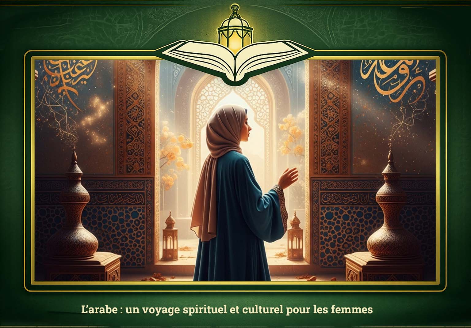 Cours arabe en ligne pour femme