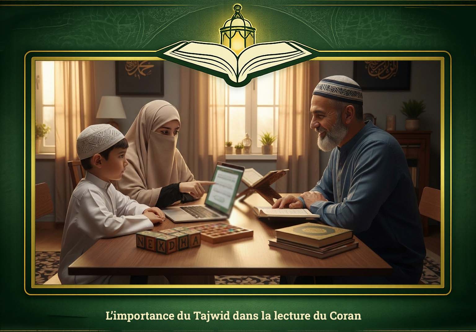 Coran en ligne avec tajwid