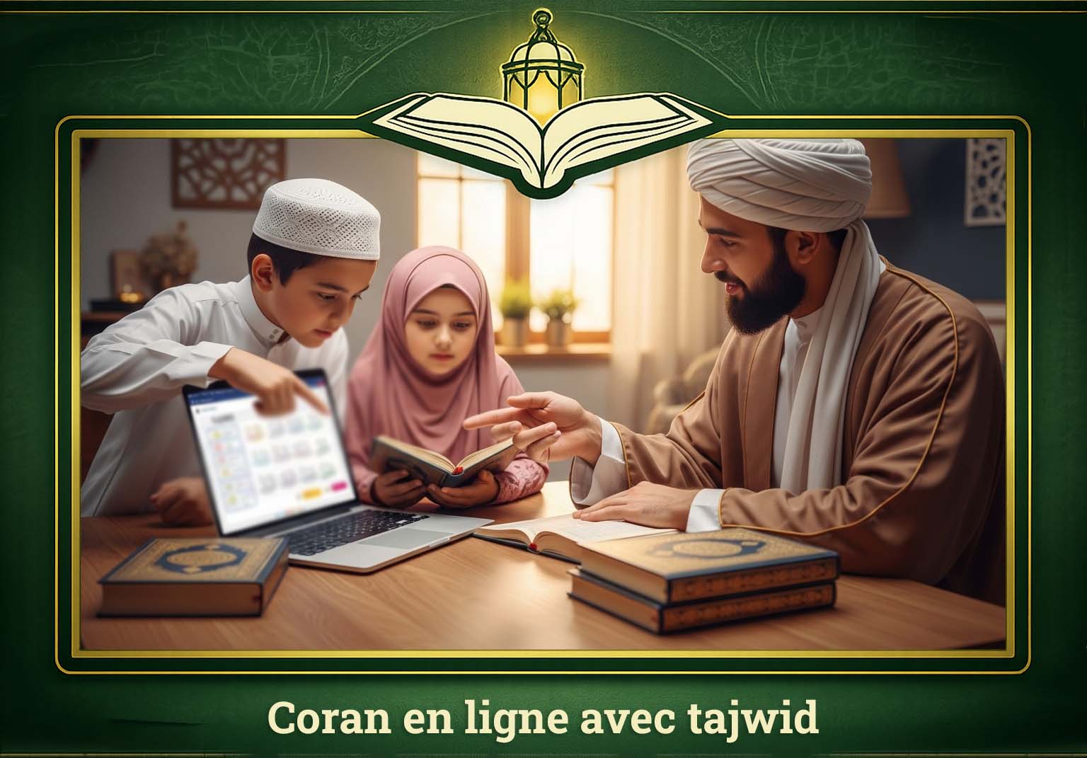Coran en ligne avec tajwid