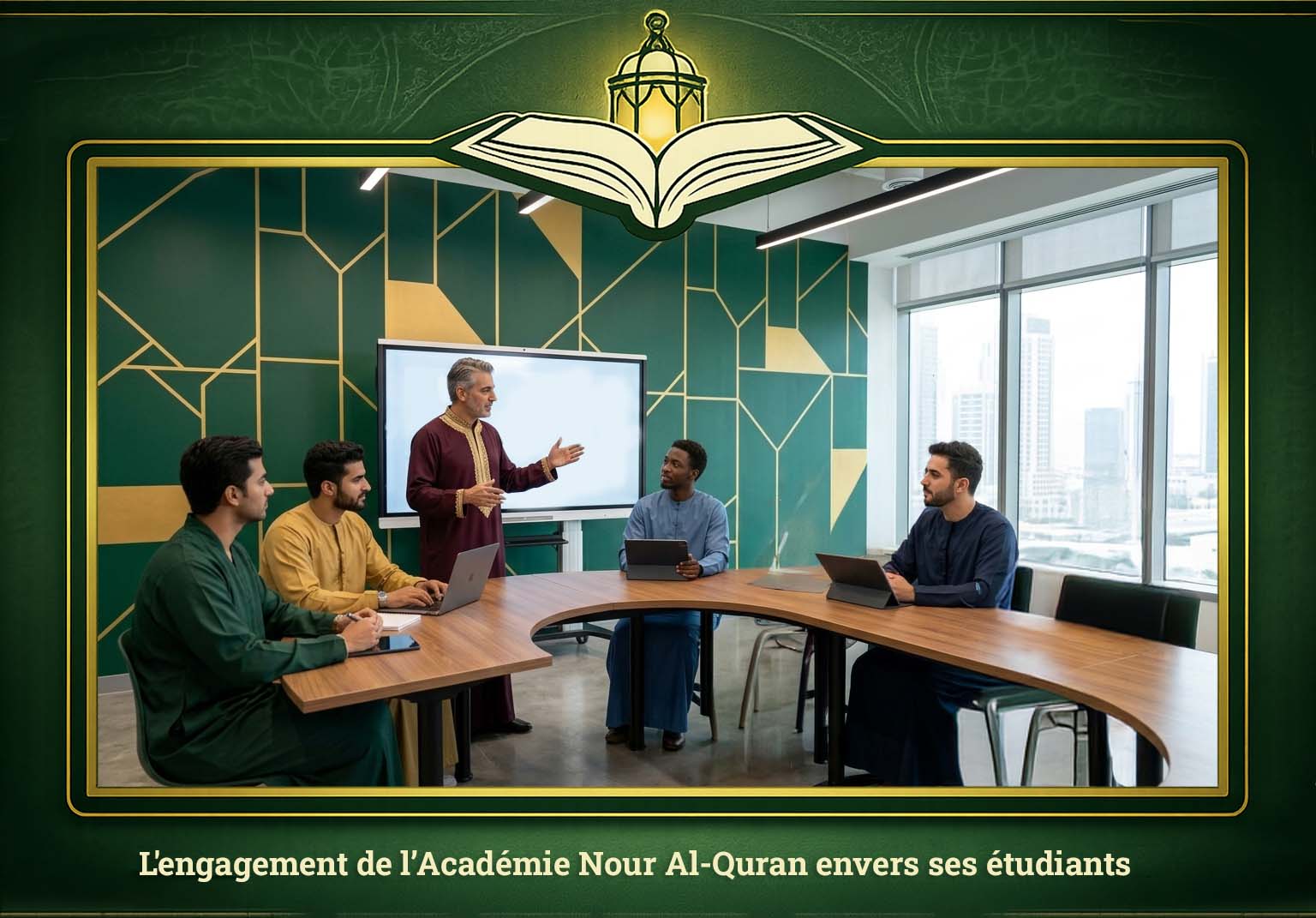 L'engagement de l’Académie Nour Al-Quran envers ses étudiants