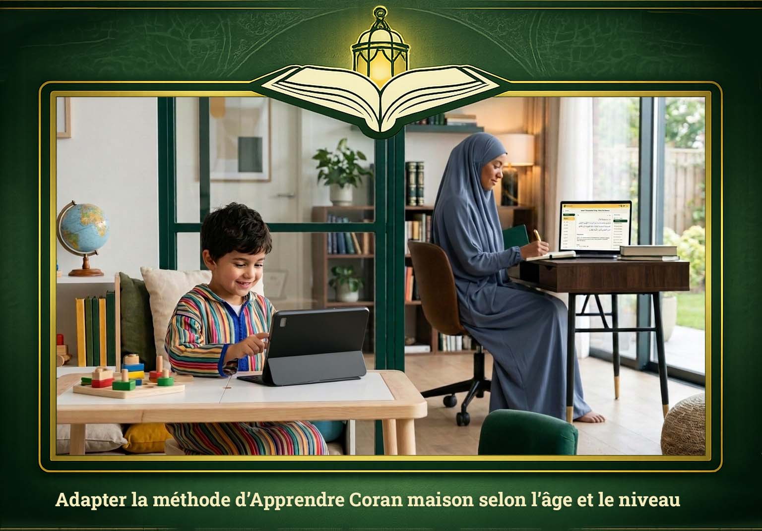 Adapter la méthode d’Apprendre Coran maison selon l’âge et le niveau