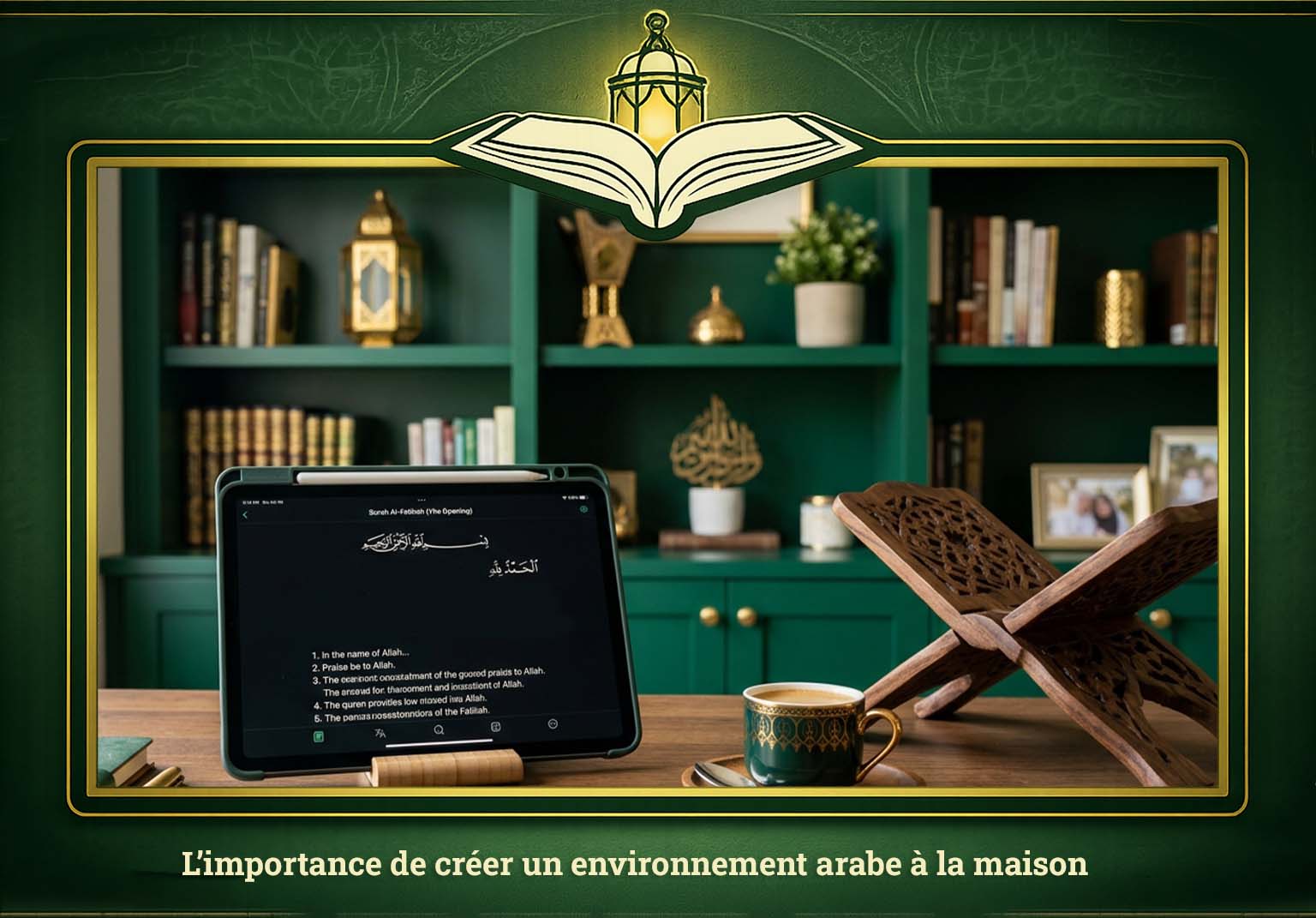 L’importance de créer un environnement arabe à la maison
