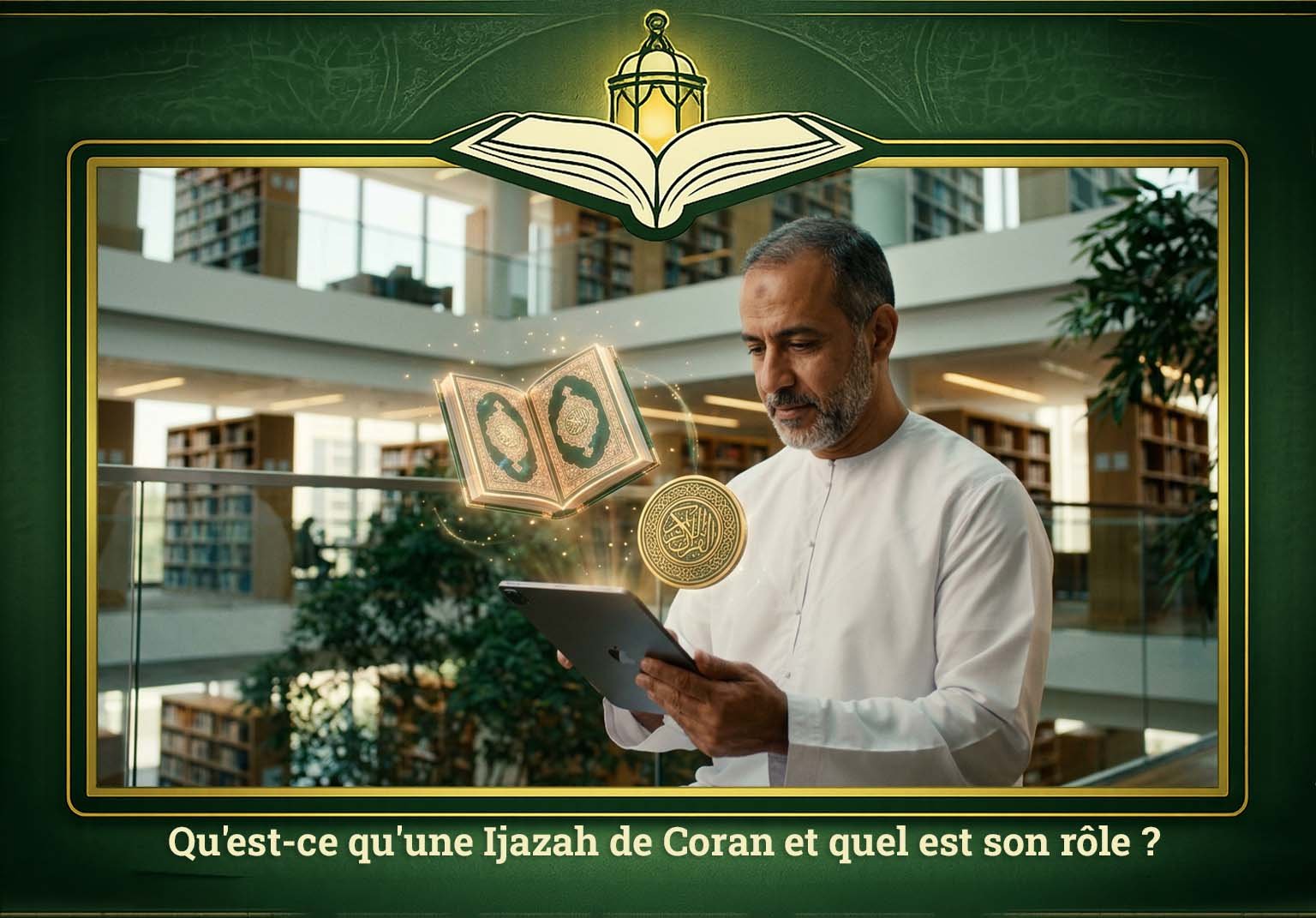 Qu'est-ce qu'une Ijazah de Coran et quel est son rôle ?