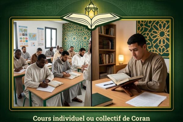 Cours individuel ou collectif de Coran