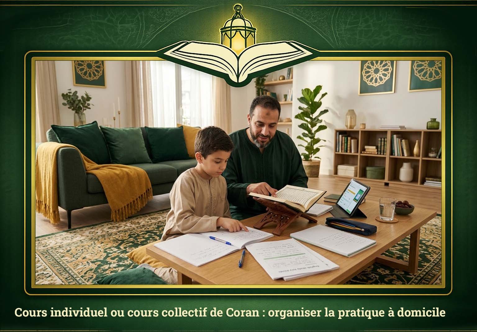 Cours individuel ou cours collectif de Coran _ organiser la pratique à domicile